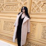 Bafaco Tekstil - Peluş Kaban - XS - Ekru