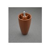 BafArt 4 Adet Adalya Baza Ayağı 12 Cm Ceviz 5/16 Vida Çapı (7.92MM)