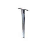 BafArt Metal Konik Berjer Mobilya Ayağı 4 Adet - Krom 28 Cm