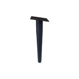 BafArt Metal Konik Berjer Mobilya Ayağı 4 Adet - Siyah 28 Cm