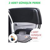 Baffhome 2 Adet Oto Yan Cam Güneşlik Perde Araç Güneşlik Araba Güneşlik Perdesi Anne Bebek Emzirme Perdesi
