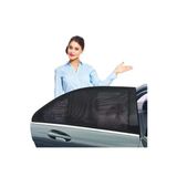 Baffhome 2 Adet Oto Yan Cam Perde Güneşlik + 1 Adet Keçe Araç Araba Bagaj Organizer Çanta