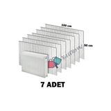 baffhome 7 Adet Petek Arkası Isı Yalıtım Levhası Alüminyum Folyo 8 Radyatör Arkalığı