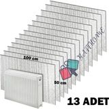 Baffhome Ankaflex Isı Yalıtımlı Radyatör Petek Arkası Sıcaklık Tasarruf 13 Adet Kalorifer Izopan Levhası
