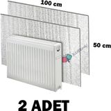 Baffhome Ankaflex Isı Yalıtımlı Radyatör Petek Arkası Sıcaklık Tasarruf 2 Adet Kalorifer Izopan Levhası