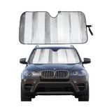 Baffhome Balonlu Metalize Parlak Alüminyum Katlanabilir Oto Güneşlik 130X60 Cm