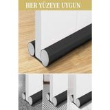 Baffhome Çift Taraflı Kapı Altı Rüzgar Önleyici Isı Yalıtım Süngeri Rüzgarlık