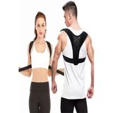 Baffhome Dik Durmak Için Sırt Kemeri Aparatı Dik Duruş Korsesi Siyah Unisex Kemerli Ayarlanabilir