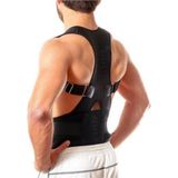 Baffhome Highconcept Spor Manyetik Bel Koruyucu Korse Ergonomik Destekli Dik Duruş Aparatı Siyah - STANDART 1 (S-M BEDEN)
