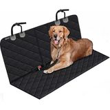 Baffhome Kedi Köpek Araba Koltuk Örtüsü Araç Koruma Kılıfı Oto Hayvan Minderi 145 x 145 Cm- Siyah