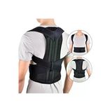 Baffhome Spor Kamburluk Önleyici Balenli Dik Duruş Korsesi Siyah Unisex Ortopedik Korse