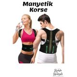 Baffhome Spor Manyetik Dik Duruş Korsesi Bel Omuz Kamburluk Önleyici Sırt Kemeri Aparatı Teşhir