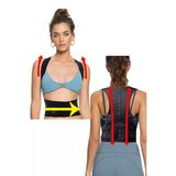 Baffhome Unisex Medikal Dik Duruş Korsesi Kamburluk Önleyici Siyah Ortopedik Manyetik Spor