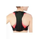 Baffhome Unisex Siyah Balenli Medikal Korse Ortopedik Kamburluk Önleyici Sırt Dik Duruş Korsesi