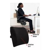 Baffhome Unisex Siyah Ortopedik Koltuk Minderi Araç Sandalye Bel Sırt Desteği Bel Dik Duruş Destek