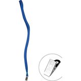 bafix 3a 854 yaka kart askı ıpi metal klipsli mavi tekli (1 adet) - Yok