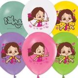 Bafix Balon 12" 4+1 Niloya Baskılı (8 Li Paket)