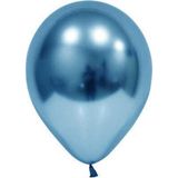 Bafix Balon 12" Krom Mavi (50 Li Paket)