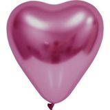 Bafix Balon 12" Krom Pembe (50 Li Paket)