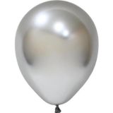 Bafix Balon 12" Krom Silver (50 Li Paket)
