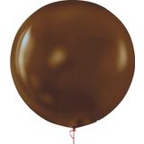 Bafix Balon 24" Kahverengi Jumbo Büyük Boy (3 Lü Paket)