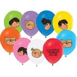 Bafix Balon 4+1 Rafadan Tayfa Baskılı 12 Inç (8 Li Paket) BMB1112LRT7856
