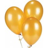 Bafix Balon Metalik Altın Renkli 100 Lü (1 Paket 100 Adet)
