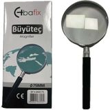 Bafix Büyüteç Cam Metal Çerçeveli 75 Mm Bfx-Bmc50