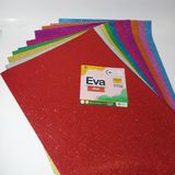 Bafix Eva Simli 50x70 Cm Karışık Renk Simli Eva 10 Lu Paket