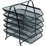 bafix evrak rafı metal perforeli 5 katlı siyah mer9207s - Yok