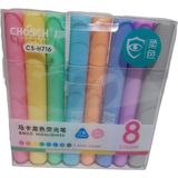 bafix fosforlu kalem (ışaret kalemi) kalem tipi chosch 8 renk blister cs-h716 - Yok