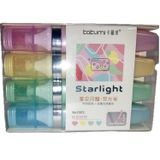 Bafix Fosforlu Kalem (İşaret Kalemi) Simli Starlight 4 Renk Blister 51072