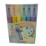 Bafix Fosforlu Kalem Kalem Tipi Chosch 6 Renk 6 Lı Blister Cs-h763