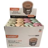 Bafix Katoon Kalemtraş Çiftli Hazneli Kalemtıraş 36 Lı Paket