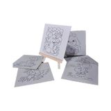 Bafix Mini Tuval Boyama Seti 6 Lı 15x15 Örnekli