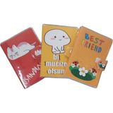 bafix not defteri pvc kaplı bfx-pvc karışık renk (4 lü paket) - 1