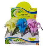 Bafix Okul Makası Cetvelli 13 Cm Pastel Renk Bfx-Sa0498 (24 Lü Paket)