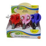 Bafix Okul Makası Küt Uçlu 13.5 Cm (24 Lü Paket)
