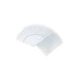 Bafix Plastik Eco Şeffaf Poşet Dosya Yarım Paket (50 ADET)