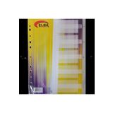 Bafix Seperatör 1-5 Rakamlı Plastik A4 (50 Li Paket)