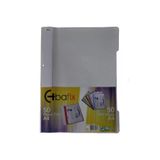 Bafix Telli A4 İçin Plastik Dosya 50'Li - Gri (50 Li Paket)
