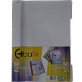 Bafix Telli Dosya Plastik A-4 Gri 66721 50 Li (1 Paket 50 Adet)