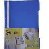 bafix telli dosya plastik a-4 mavi klasik 66724 50 li (1 paket 50 adet) - Yok