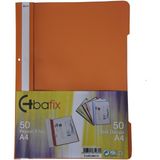 bafix telli dosya plastik a-4 turuncu 66729 50 li (1 paket 50 adet) - Yok