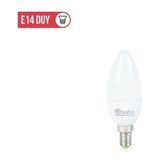 Bafra Lighting 10 Adet 7W E14 Duylu LED Ampul Beyaz Işık 6500K