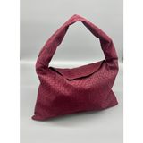 Bag Bar Süet Omuz Çantası - Bordo