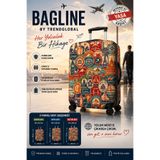 Bag line Valiz Kılıfı Bavul Koruyucu (POSTA PULU) Kabin Boy