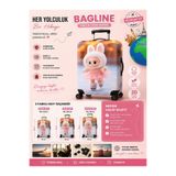 Bag line Yıkanabilir Esnek Valiz Kılıfı Dayanıklı Bavul Koruyucu Kılıf