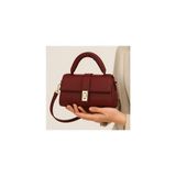 Bag & More Kadın Siyah Omuz Çantası El Çantası Yavrulu Çanta - Bordo