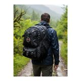 Bag Trend BT Kamp Çantası,Outdoor Çanta,Dağcı,Sırt Çantası,45+ Litre,Geniş,Su Geçirmez Kalın Kumaş,(SİYAH)